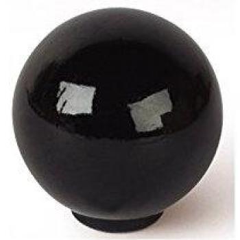 Pomello per mobili con finitura nera