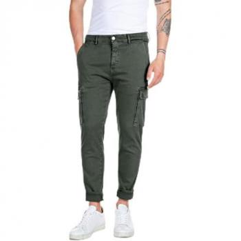 Replay Hyperflex Cargohose JAAN olivgrün 36/L32