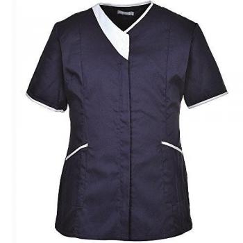 Tunique professionnelle marine Portwest Mona femme L