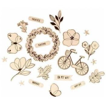 Bois Artistique – 20 Mini-Silhouettes – On My Way