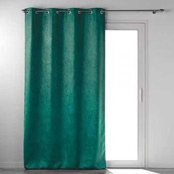 Rideau sombre Mélodie, couleur verte, hauteur 135x280 cm