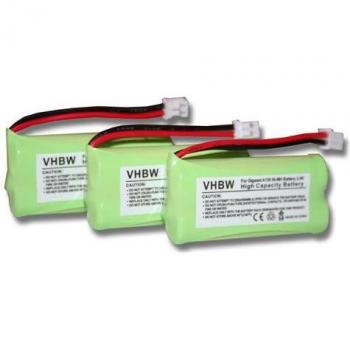 Batteria VHbw 700mAh 2,4V per Gigaset A140 Duo e Trio