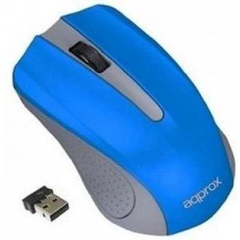 Raton Optico Inalambrico Approx APPWMLITELBV2 Negro