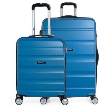 Paquet Valises Rigides Itaca – ABS Doublé, 2 Tailles, Couleur Bleue – 48h