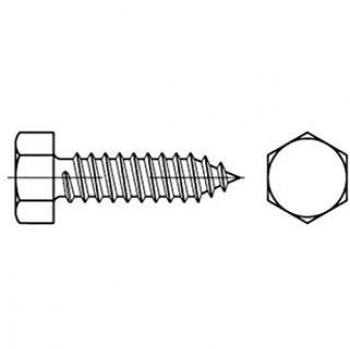 Vis à tôle Iso 1479 Pointe/6-kt C 4,8 × 25 A 2 1000 pièces – Tige filetée ISO 1479 pour assemblage métallique