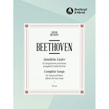 Partitions classique EDITION BREITKOPF BEETHOVEN LUDWIG VAN