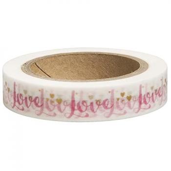 Nastri Love bianchi 15x1