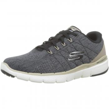 Sneakers SKECHERS Flex Advantage 3.0 Grigio/Marrone 44