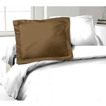 Lovely Home set 2 copricuscini 100% cotone 50x70 cm beige