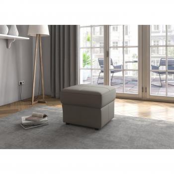 Freetown Hocker, grau, mit Gleitern