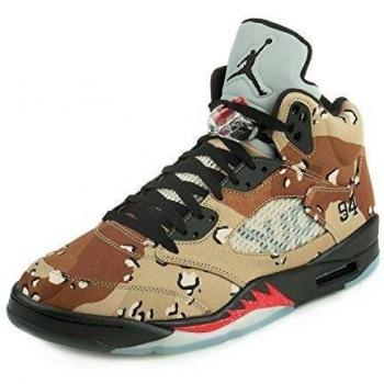 Zapatillas de Deporte Nike Air Jordan 5 Retro Supreme, Hombre, Marrón / Negro / Gris