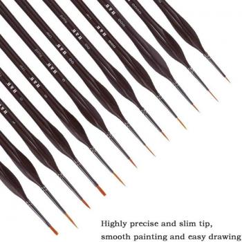 Professional Miniature Paint Brush Set
