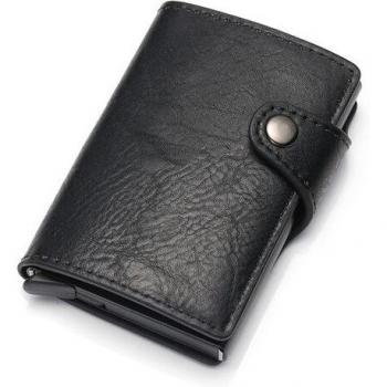GODOMON Men's Leather RFID Blocking Card Holder