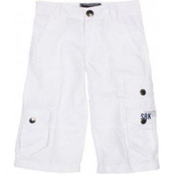 Bermuda garçon – Short Srk ECOFIB blanc