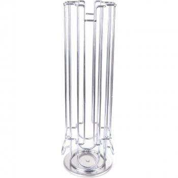Cajón de Soporte de Hierro Cromado para Cápsulas de Café