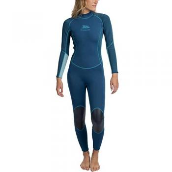 Trespass Muta in Neoprene Cosmic Blue Marl XL Donna con Zip alla Schiena