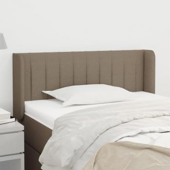 Cabecero de Tela Gris Taupe 83x16x78cm – vidaXL