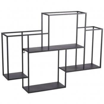 Etagère murale métal rectangle 75x55 cm