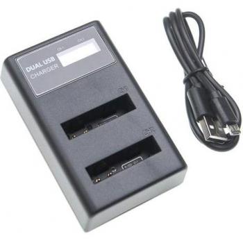 Chargeur 2‑En‑1 USB‑C / Micro‑USB pour Appareil Photo & Caméras