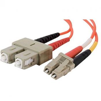 Cable de fibra óptica C2G 2m LC/SC LSZH Dúplex 50/125 Multimodo