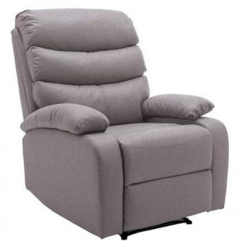 Sillón Miami 1 Plaza Reclinado Manual en Tonos Marrones
