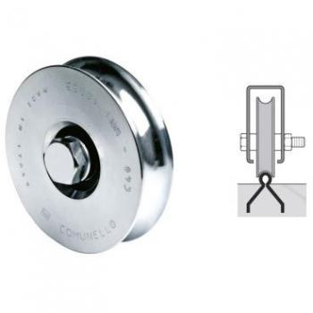 Rueda para puertas deslizantes ranura en 'u' 60 mm 1 rodamiento 310