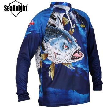 SeaKnight Angler’s Performance Shirt L–XXXL (SK004) – Schnelltrocknend, Sonnenschutz