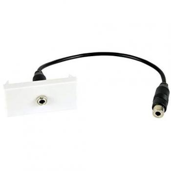 Audio Jack Faceplate 3.5mm Female Lead