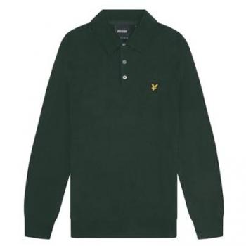 Merinobasierter Pullover von Lyle & Scott – Baumwolle, Grün, M