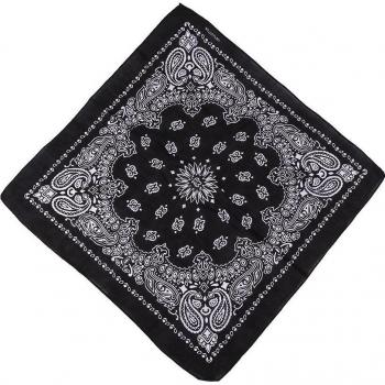 Buntes Baumwollbandana mit Paisleymuster