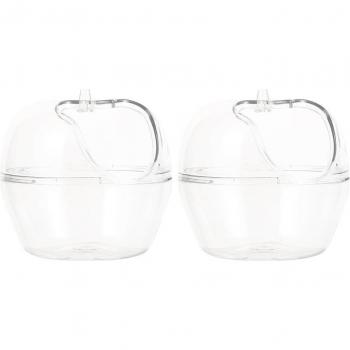 Transparent Hamster Toilet Sand Bath