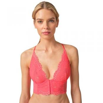 Super Boost Lace Deep‑V Bralette (Pink) – Gossard 38B