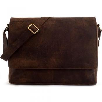 Laptoptasche Oxford 15 – Ledermessenger in Vintage-Stil