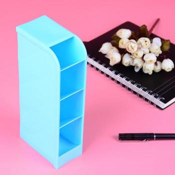 Caja de almacenamiento para cosméticos con 4 secciones
