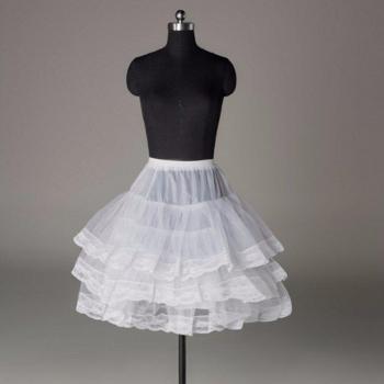 Jupon crinoline avec détail en dentelle pour robe de mariage, ligne A