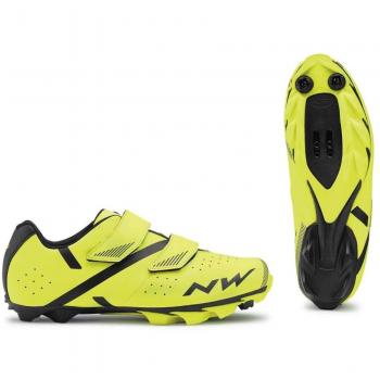 Northwave Spike 2 2019: Gelb/Schwarz, Größe 40 – MTB‑Schuhe