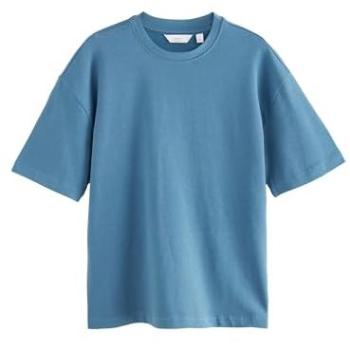 NEXT Blue Steel Herren T-Shirt, schwerer Wolleffekt