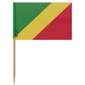 Multicolore République du Congo Sticker Set – 6.5 cm (x100)