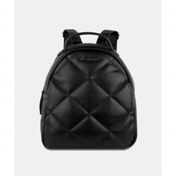 Mochila de Mujer Bugatti Pequeña Color Negro y Acolchado