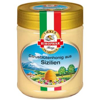 Citrusblütenhonig aus Sizilien (Bihophar) – 500 g