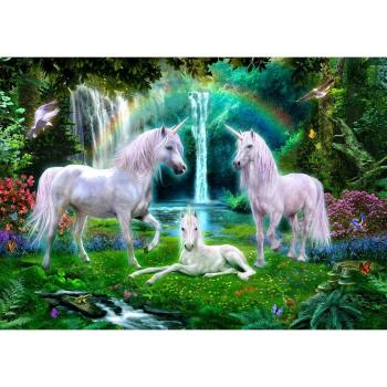 Rompecabezas de Unicornios Arcoiris 1000 Piezas Bluebird