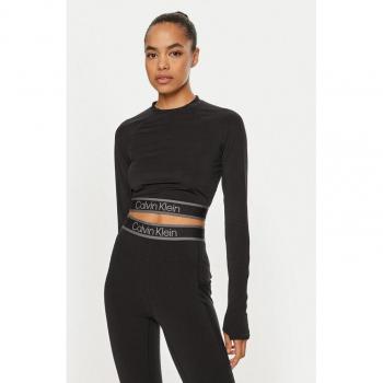 Calvin Klein Black Long Sleeve Athletic Top Size XS