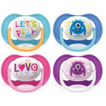 Avent Sucette Ultra Air Love Pap Mix 6‑18 Meses – Lote de 2
