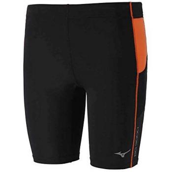 Mizuno 2XL Men's Mid-Length Black Performance Leggings