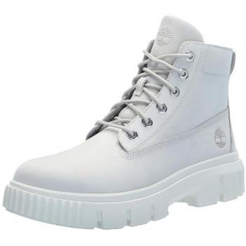 Timberland Greyfield Stivali in Pelle Grigia per Donna Taglia 41.5