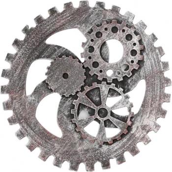 Decorative Wooden Gear Wall Art