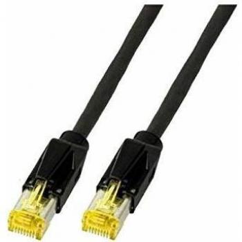 EFB-Elektronik RJ45 Patchkabel Cat.6A S/FTP LSZH Dätwyler 7702 TM31 schwarz 2m