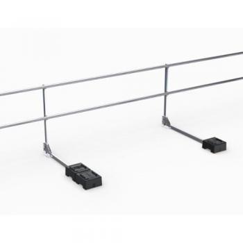 Mauderer Alutechnik NEO 30 Flachdachsicherung – 10 m Kit + 5 m Geländer