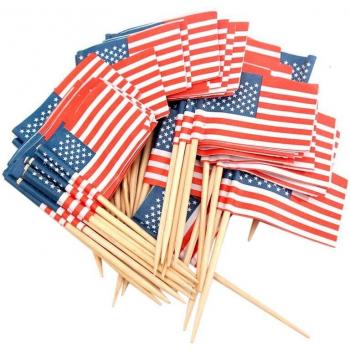 Mini American Flag Sandwich Picks