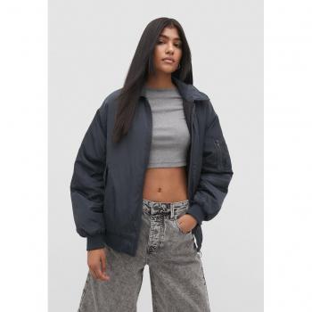 Veste bomber Stradivarius grise XS femme